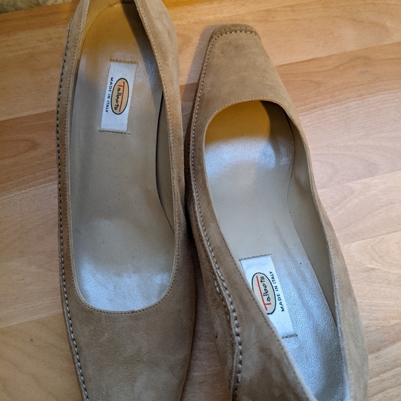 Brand new, Talbots suede shoes, leather upper and sole, made in Italy, size 11 - Picture 3 of 4